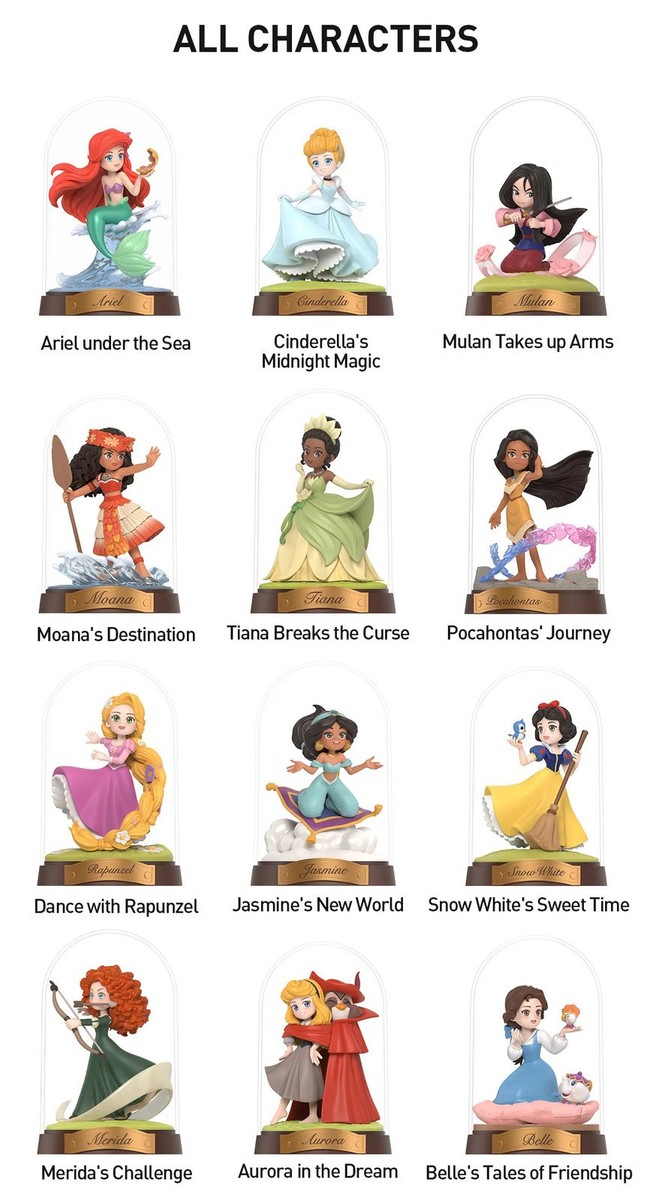 Disney Princess Create Your World シリーズ Authentic Disney Princess Create Your World Series Blind Box