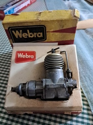 Webra 2.5 Diesel 2.47 Mach 1 RC Vintage Model Airplane Plane Engine Vvc