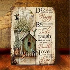 Do What Makes You Happy Vintage Rustic Tin Metal Signs Home Décor 8x12