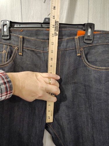 Jean Shop Rocker Fit Para Hombre Talla 38 Indigo Crudo $260.00 EE. UU. Suelto 2006 Y2K - Imagen 8 de 8