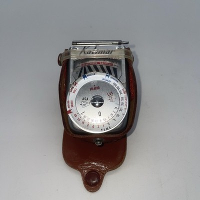 Vintage Kalimar  Camera Exposure Meter Model A-1 Leather Case Model A1  Japan