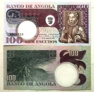 BILLET ANGOLA 100 ESCUDOS 1973 Pick 106 NEUF