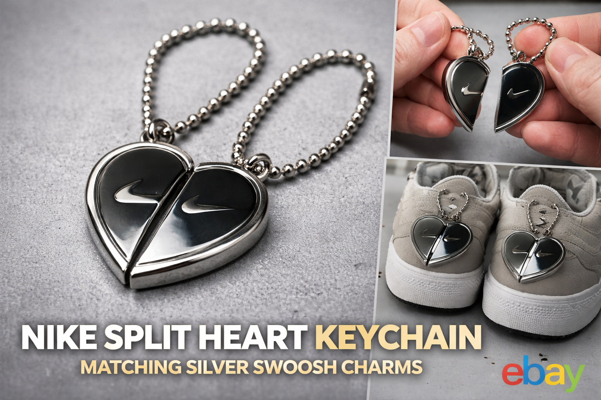 ? NIKE SPLIT HEART KEYCHAIN / PENDANT – VERY RARE ? | eBay