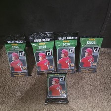 2026 Panini Donruss Baseball Sealed Value Pack - 3 Packs Of 30 Cards! -1 pack 20