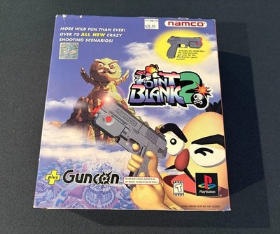 Point Blank 2 + GunCon Bundle Set (PS1, 1999) COMPLETE w/Manual CIB TESTED WORKS