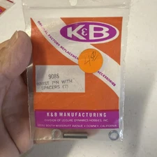 K&B Wrist Pin With Two Spaces Part Number 9086