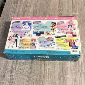 CASIO LOOPY SV-100 Game Console Complete Set Gray Tested Used Good Condition