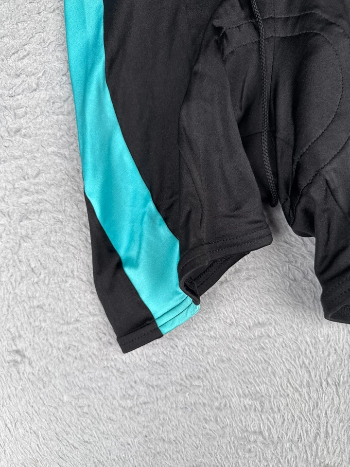 VINTAGE Bellwether Cycling Shorts Adult Medium Black Blue Nylon Spandex Blend - Image 3 of 4