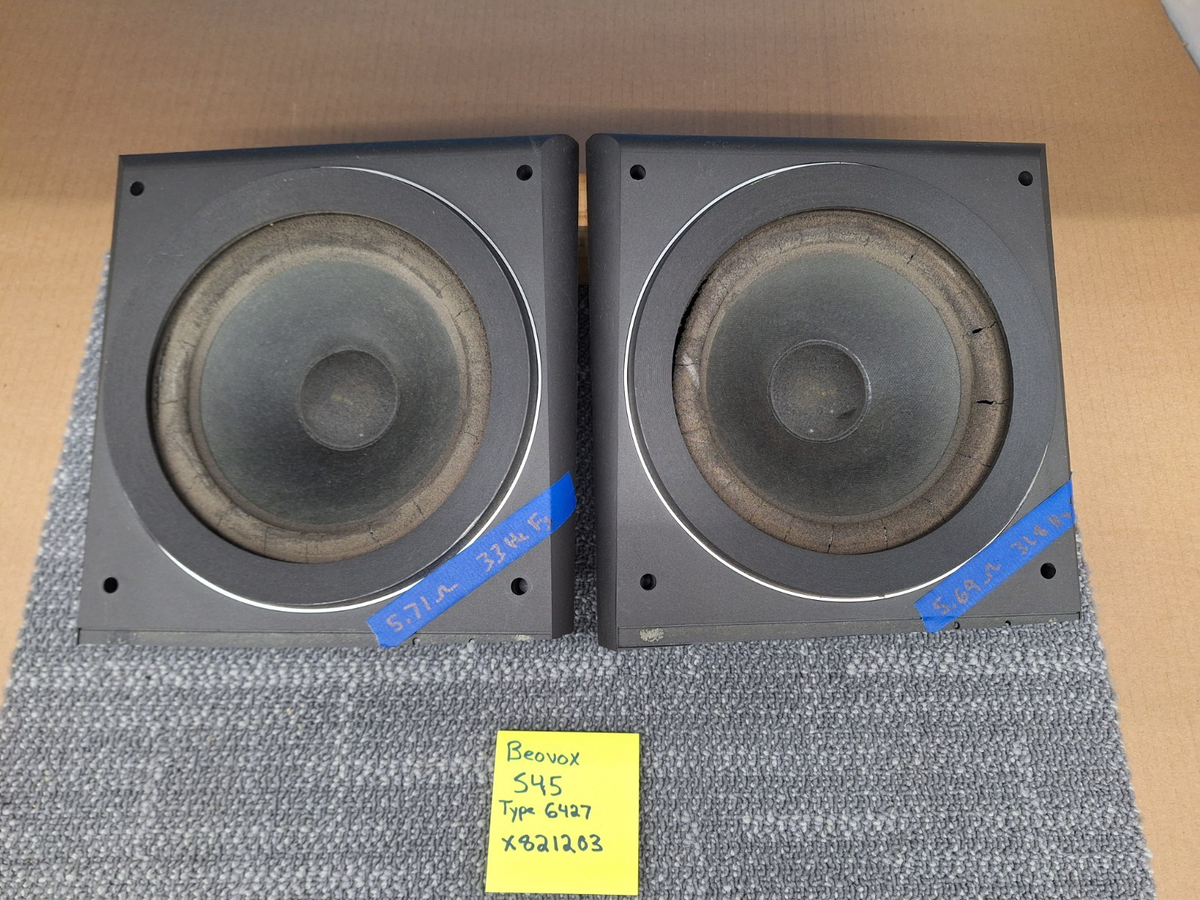 Bang & Olufsen Beovox S45 Woofer pair for PARTS/REPAIR | eBay