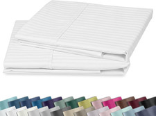 Standard Queen Size Pillowcase Set - 400 Thread Count, 100 Cotton Sateen, Set o