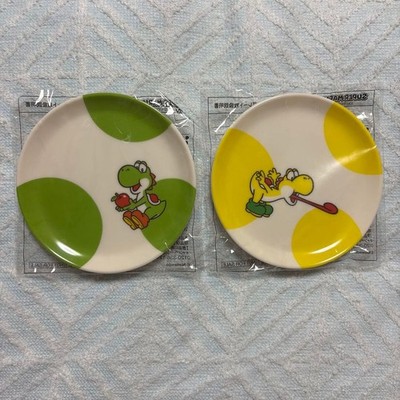 SUPER MARIO Yoshi Mini Plate Set of 2