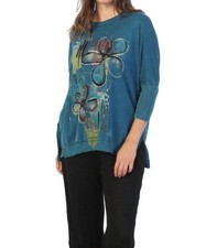 Jess & Jane Santa Monica Mineral Washed Top Cypress