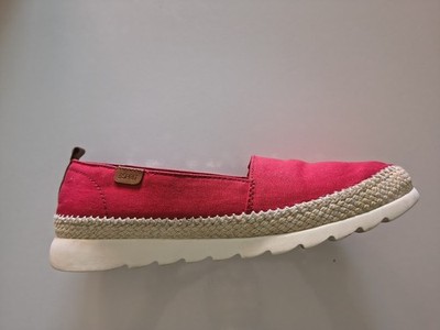 Damen Sneakers Stoffschuhe Slipper Freizeitschuhe Schuhe rot von ESPRIT Größe 40