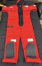 Nautic SOLAS Immersion Survival Suit Standard Canepa Campi Needs Zipper Repair