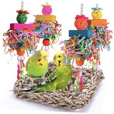 Parakeet Toys Bird Toys Conure Toys Birdcage Stands Bird Foraging Wall