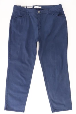 Brax pantalones para damas talla 42, L azul algodón - Imagen 1 de 4