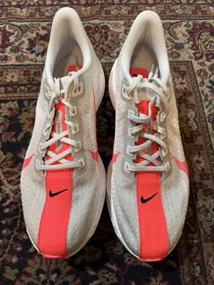 Nike Mens 9.5 ZoomX Pegasus Plus Running Shoes Barely Grey/Hot Punch FQ7262-001