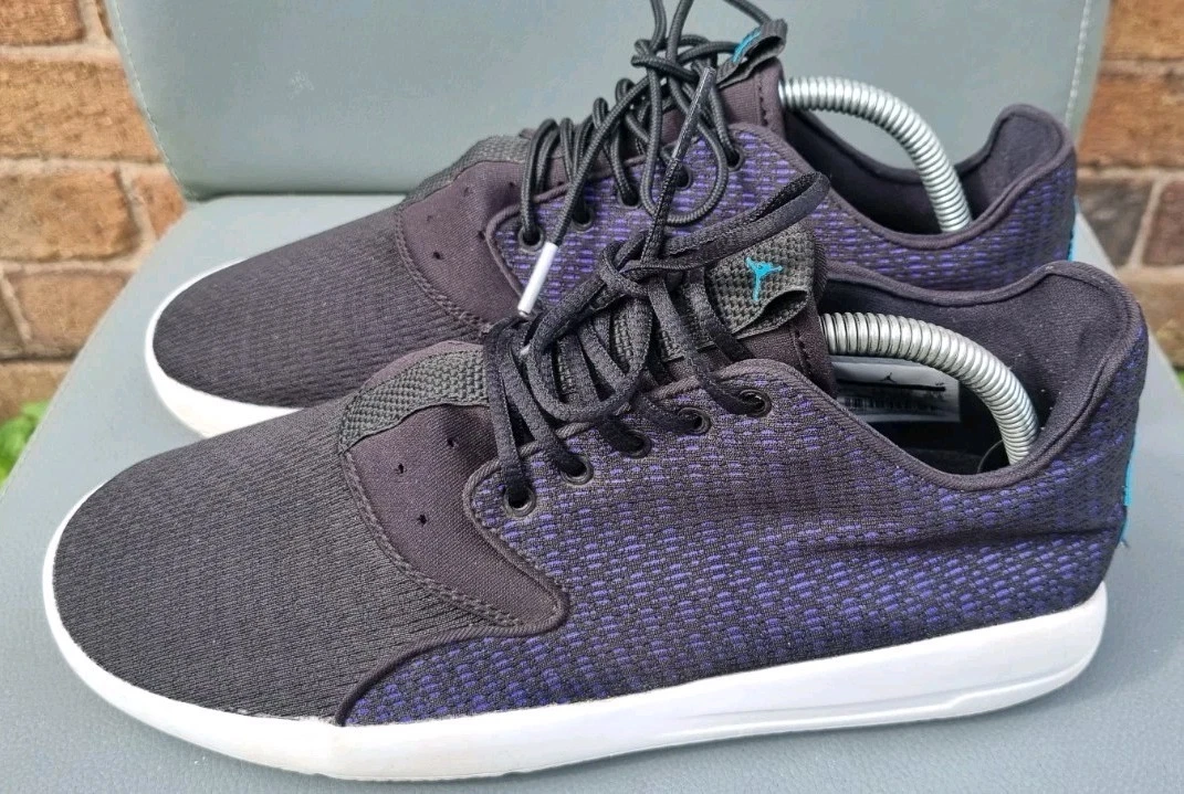 Nike Air Jordan Eclipse Scarpe da Ginnastica Uomo Nero Blu Lagoon 724010 027 Taglia UK 7 5