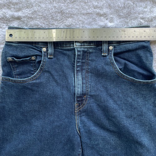 LEVI’S Silvertab Mom Jeans Women’s 29x27 Dark Wash Blue Tapered High Rise Denim - Picture 8 of 11