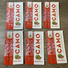 Camo Natural Leaf Wraps Watermelon Self Rolling Herbal Wraps (6 Packs/30 Sheets)
