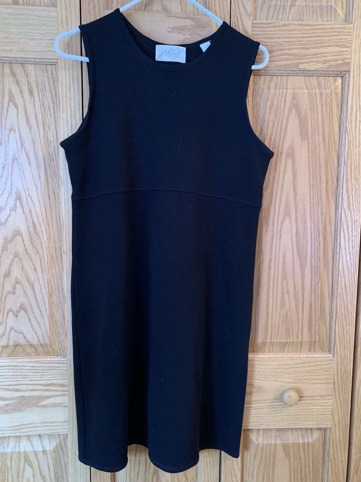 Lord & Taylor Women's Black Dress 100% Merino Wool Size Small