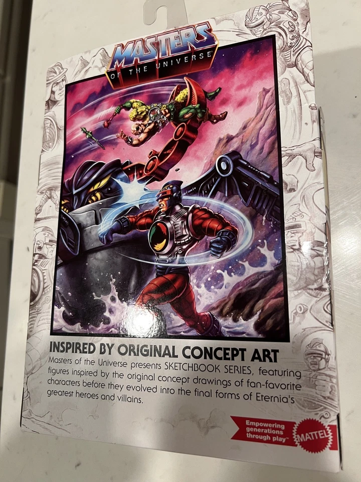 MASTERS OF THE UNIVERSE SKETCH BOOK SERIES SY-KLONE SEALED MATTEL EXCLUSIVE!! - Image 2 of 2