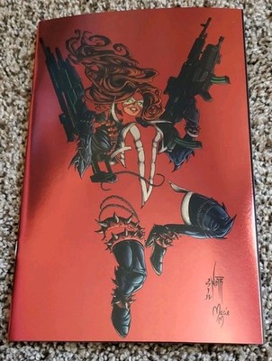 Scorched #51 Cover C 1:50 Incentive Jordan Noir Foil Virgin Variant Cover