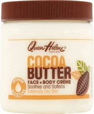 (Free Duty Tax) Queen Helene Cocoa Butter Face & Body Cream, 4.8 Oz (Packagi