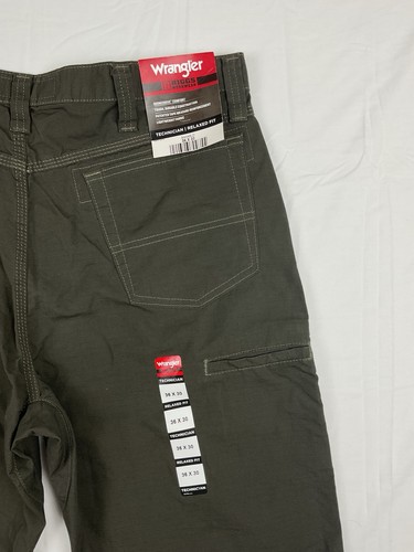 Wrangler Riggs Workwear Pants 36x30 Ripstop Utility Cargo Toughgear - Picture 7 of 11