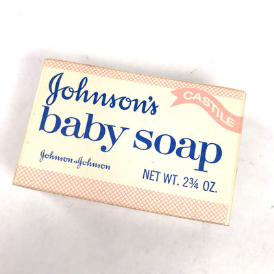 Vintage Johnson's Baby Soap Castile Bar  2.75 oz New In Box And Wrapper