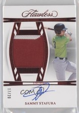 2024 Panini Flawless Draft Ruby 17/20 Sammy Stafura #DPA-SS Patch Auto 14hk