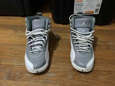 Nike Air Jordan 12 XII Retro GS Stealth Grey White 2022 153265015 size 4Y SONW 