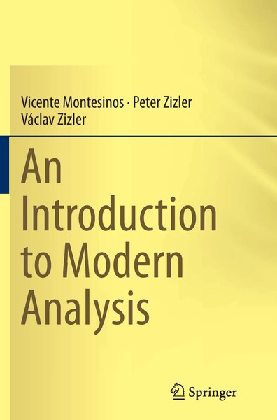 An Introduction To Modern Analysis Vicente Montesinos (U. A.) Taschenbuch Xxxi-image