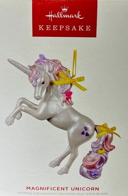 Hallmark Keepsake Unicorn Xmas Ornament RAINBOW-NEW In Gift Box Dated