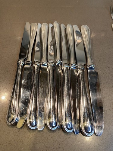 Lot Of 50+, 9 Sets of Wedgwood VERA WANG Infinity 5 Piece FLATWARE Place Used - Picture 2 of 14