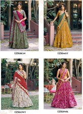 New Designer Tasar Silk Lehenga Choli With Dupatta For Reception Wear