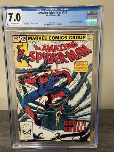 Amazing Spider-Man #236 CGC 7.0 OW Pgs (Marvel 1983) Death Of Tarantula