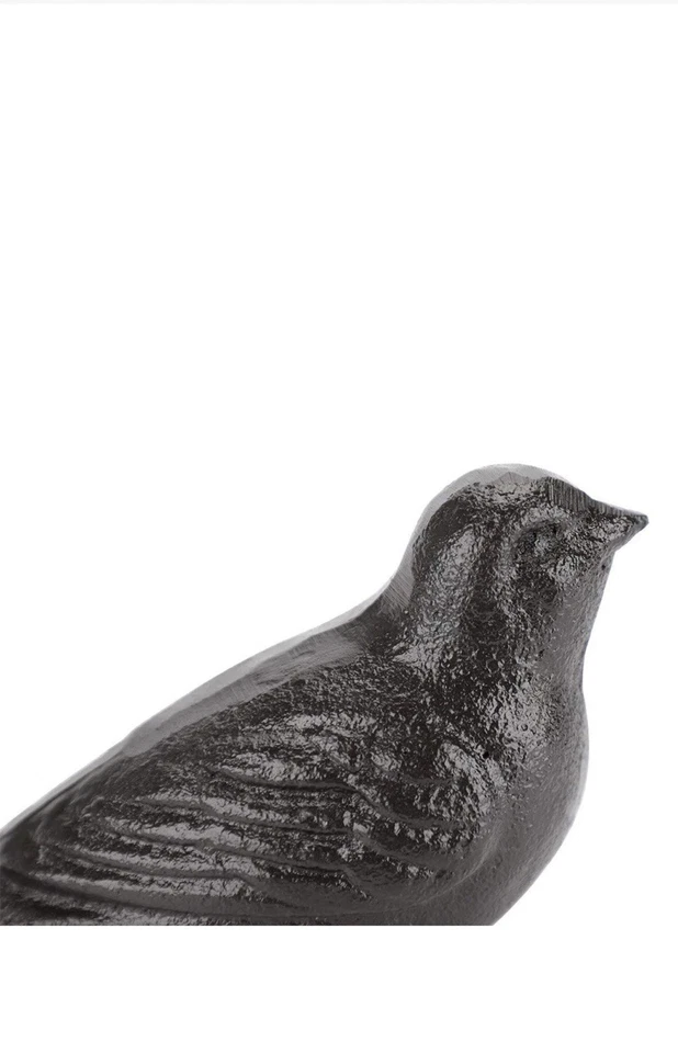 Cast Iron Cute Bird Door Stop - Heavy Duty Rustic Door Stopper Avoid Drilling... - Image 4 of 4