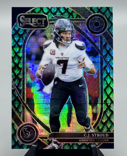 C.J. Stroud 2024 Panini Select Football Club Level Dragon Scale 72/81 #233