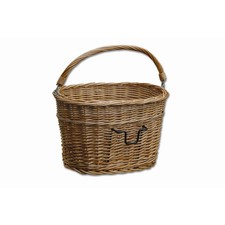 Aumüller Fahrradkorb Weide natur für Halter Klick-fix -praktischer Transportkorb