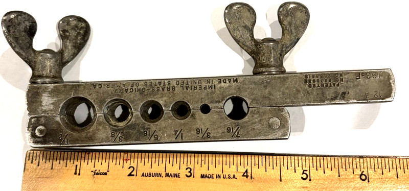 Imperial Brass Chicago USA 193-F Flaring Tool