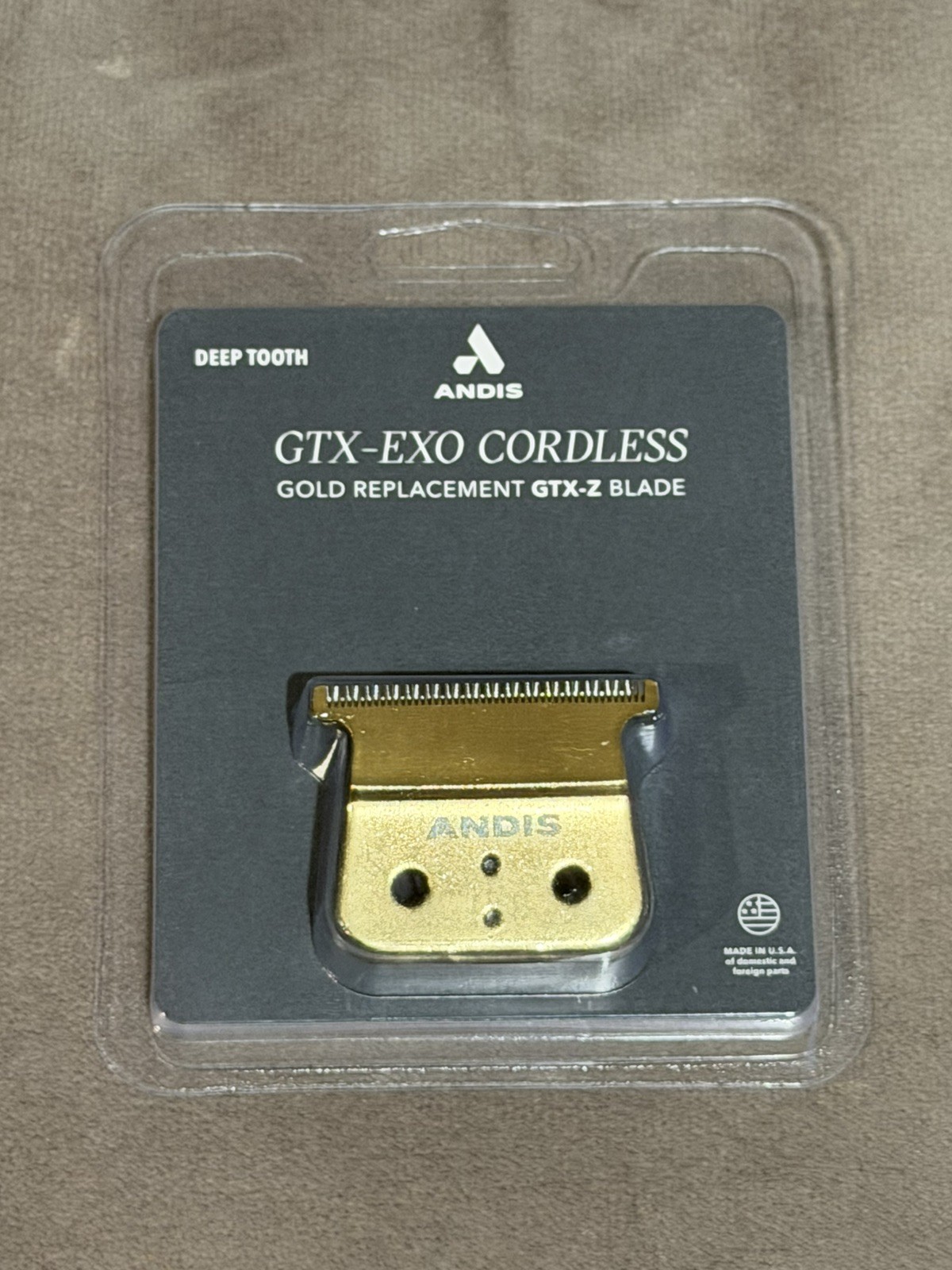 Andis #74110 GTX-EXO Cordless Gold GTX-Z Replacement Blade Deep Tooth