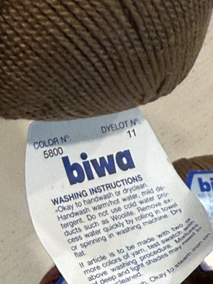 Crystal Palace Yarns 4 Skeins Brown Pearl Cotton Mercerized Color lot 5800 6262 - Image 3 of 4