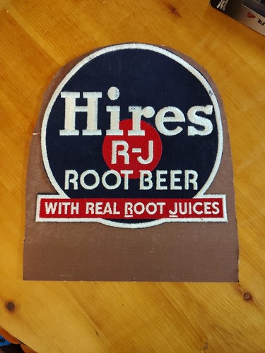 HIRES R-J ROOT BEER CANADA 14" ROUND HEAVY DUTY USA MADE METAL ADVERTISING SIGN - Picture 2 of 2