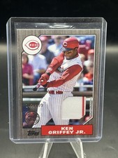 Ken Griffey Jr 2022 Topps Series 2 Black 1987 35th Jersey Relic 147/199 