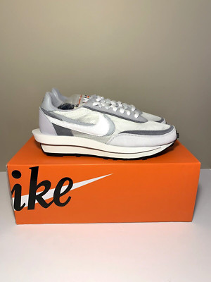 NIKE SACAI LD WAFFLE SUMMIT WHITE WOLF GREY MEN'S SIZE 13 SNEAKERS BV0073 100