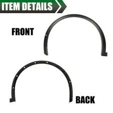 Fit For Tesla Model X 16-21 Front Right & Left Fender Wheel Flare Molding Trims