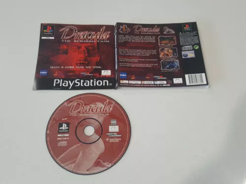 Dracula Resurrection | Sony Playstation 1 PS1 | Manual | Inserts | Disc 2 ONLY