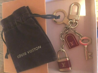 LOUIS VUITTON Bag charm AUTH Porto Cle Kaduna LV 13cm | eBay