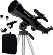- 70Mm Travel Scope - Portable Refractor Telescope - Fully-Coated Glass Optics -